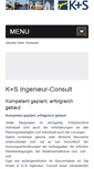 Mobile Screenshot of ks-ingenieurconsult.de